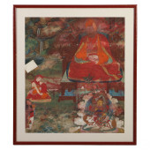 TIBETAN CHINESE 19C. ANTIQUE S