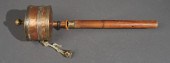 TIBETAN COPPER AND BAMBOO HAND