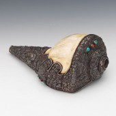 TIBETAN DUNG-DKAR WHITE CONCH