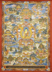 Tibetan Elaborately Illuminate