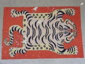 TIBETAN FLATSTITCH RUG (DAMAGE