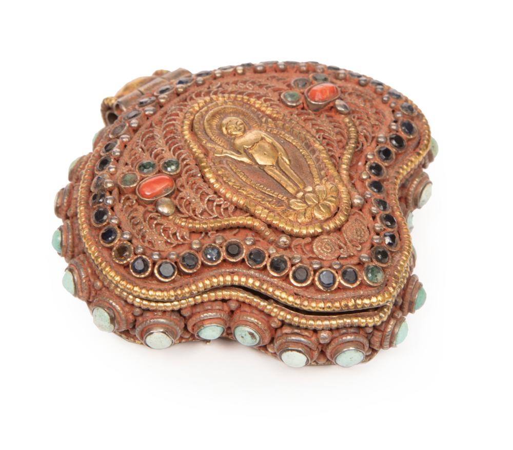 TIBETAN GAU BOX PENDANTTibetan