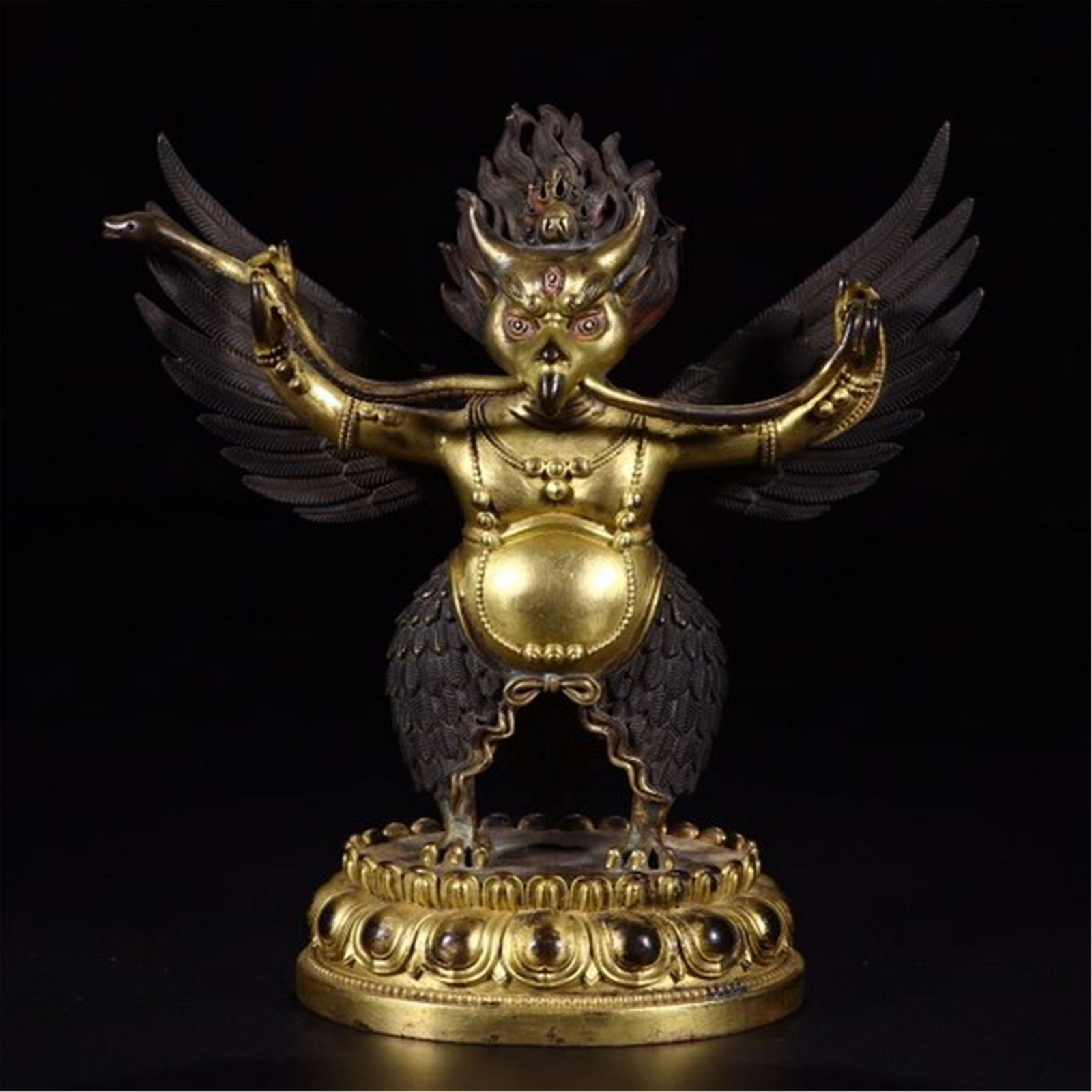 TIBETAN GILT BRONZE BUDDHIST