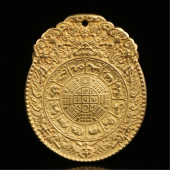 TIBETAN GILT BRONZE BUDDHIST R