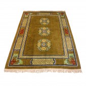TIBETAN HAND TIED WOOL CARPET