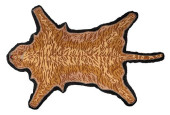 TIBETAN HAND-WOVEN TIGER RUG,