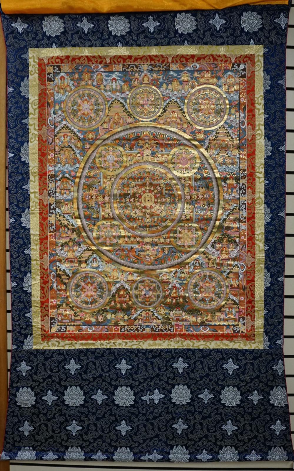TIBETAN MANDALA THANKA OF THE