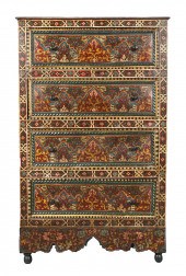 TIBETAN PAINT DECORATED CHEST
