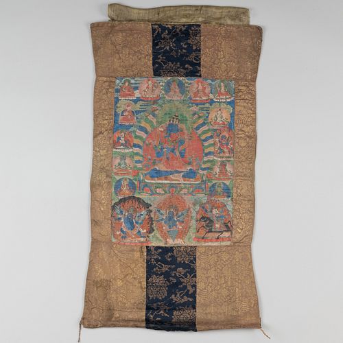 TIBETAN PAINTING OF VAJRADHARA