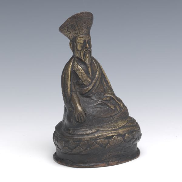 TIBETAN PATINATED COPPER ALLOY OF