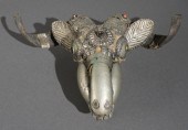 TIBETAN RAM KAPALA, L~ 9 IN. (