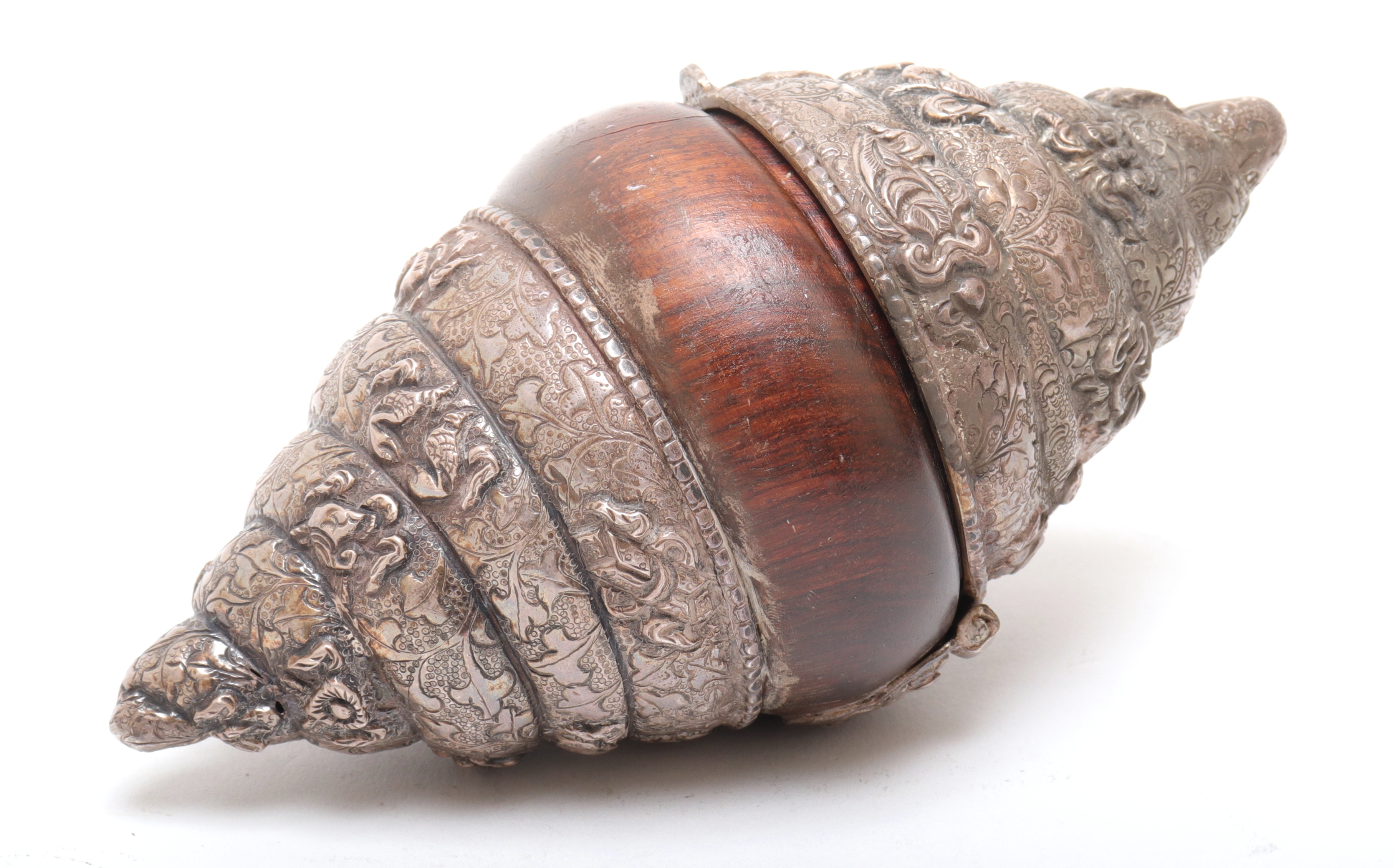 TIBETAN REPOUSSE SILVER