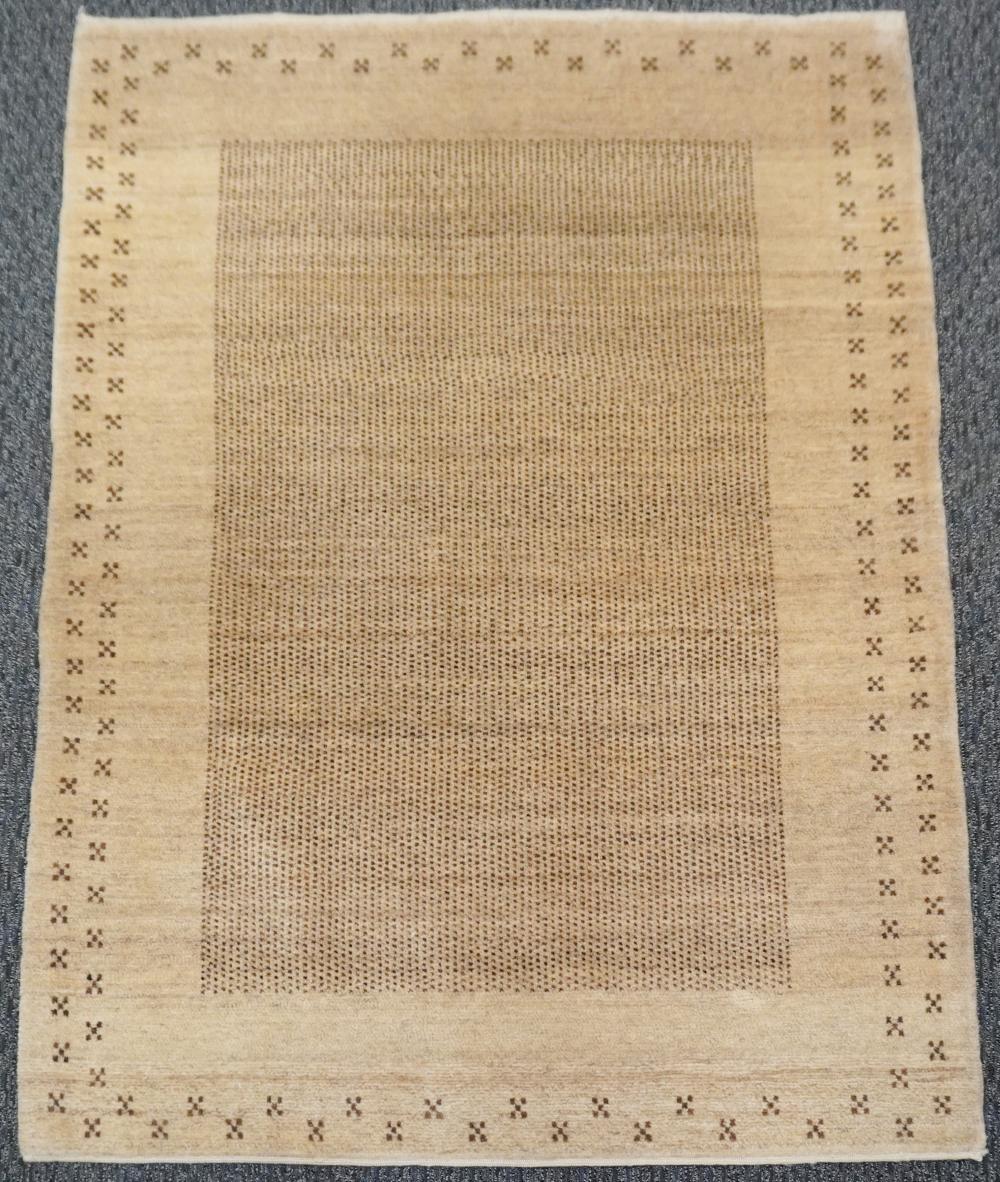 TIBETAN RUG, 4 FT 10 IN X 3 FT 4
