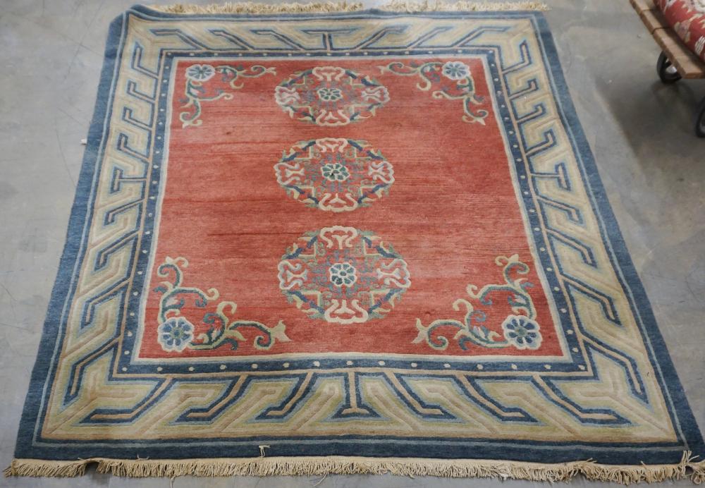 TIBETAN RUG, 9 FT 11 IN X 7 FT 10