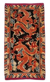Tibetan rug  late 19th century