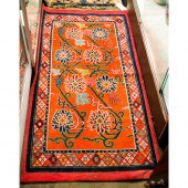 TIBETAN RUG WITH LOTUS DESIGN