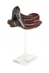 TIBETAN SADDLEwith applied sil