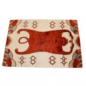 TIBETAN SCENIC CARPET DEPICTIN