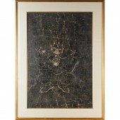 TIBETAN SCHOOL, DEMON THANGKA