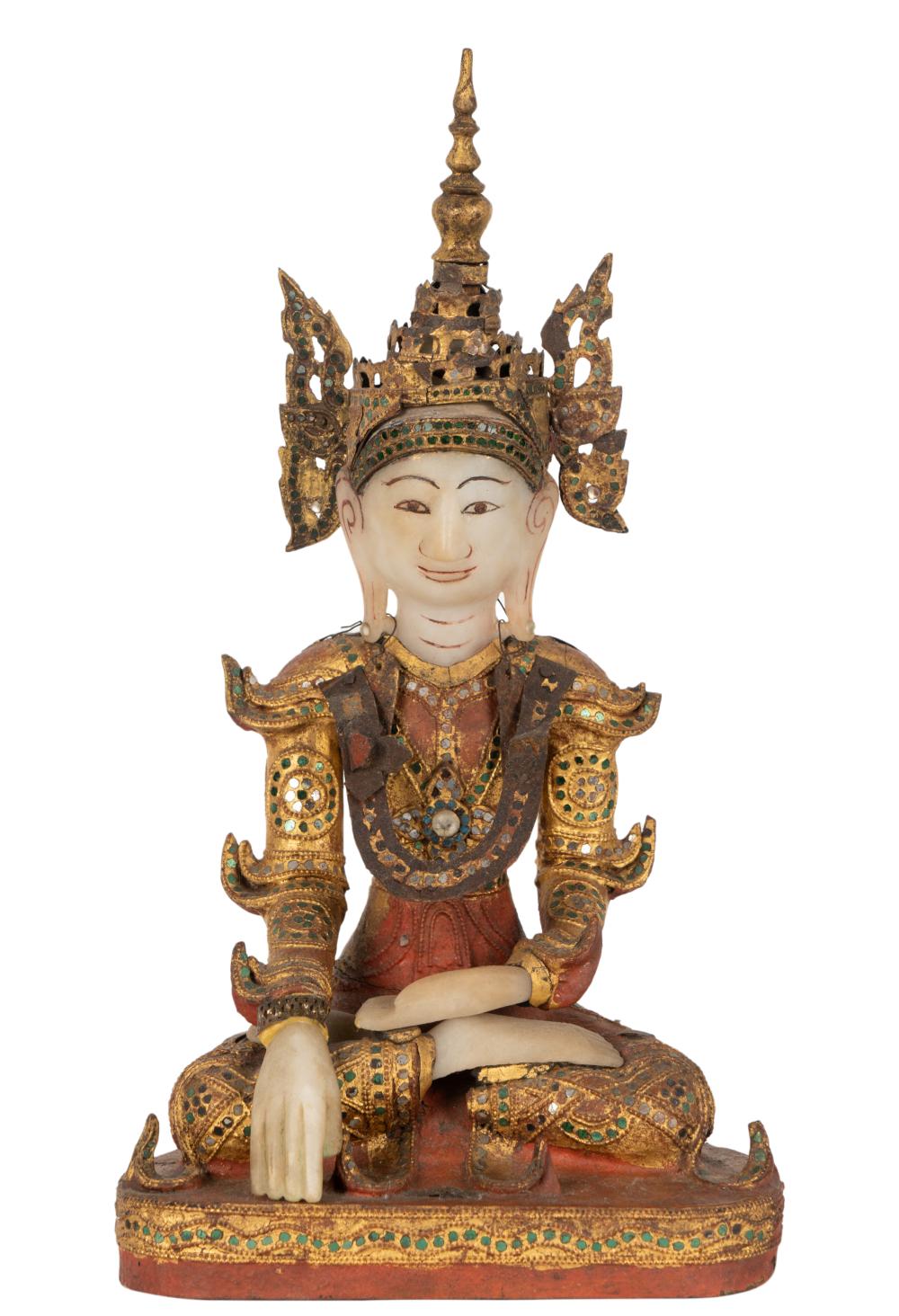 TIBETAN SEATED FIGURETibetan Seated