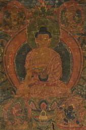 TIBETAN SILK THANGKATibetan Si