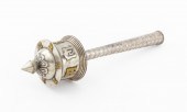 TIBETAN SILVER HANDHELD PRAYER