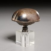 TIBETAN SILVER KAPALA SKULL CU