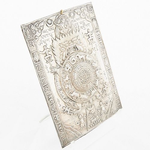 TIBETAN SILVER THANGKA