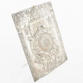 TIBETAN SILVER THANGKA VAJRABH