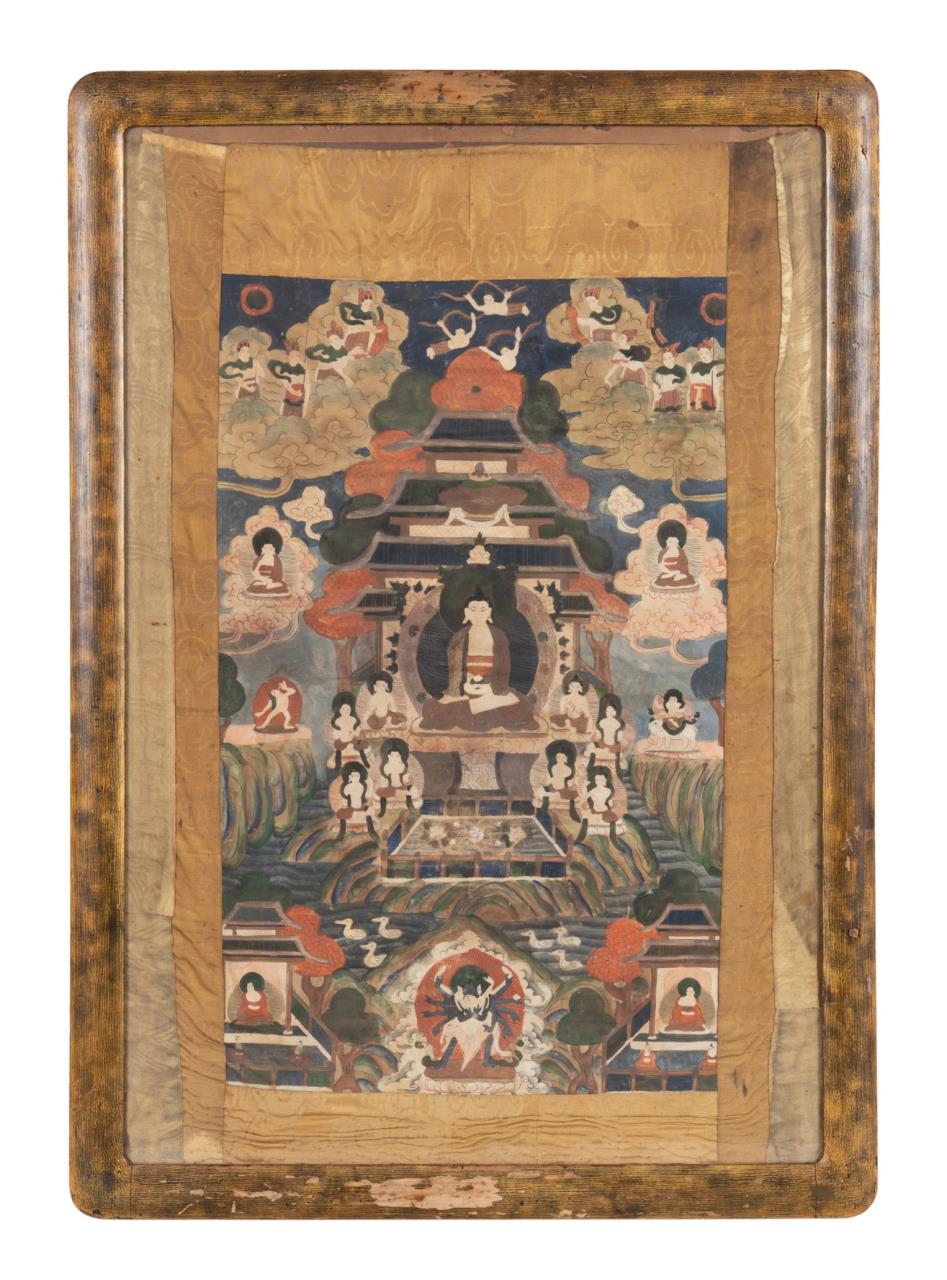 TIBETAN STYLE THANGKA OF AMITABHA