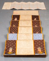 TIBETAN SUTRA MANUSCRIPT IN BO