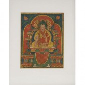 Tibetan Tanka of a Kagyu Lama<
