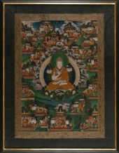 TIBETAN THANGKA 19TH CENTURY O