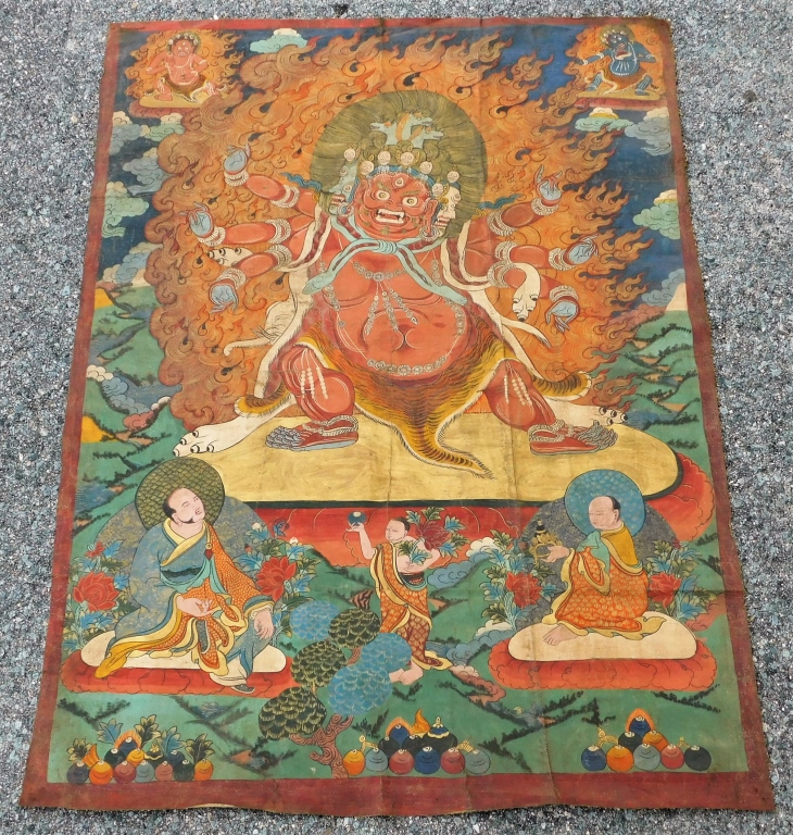 TIBETAN THANGKA BUDDHIST PAINTING