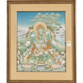 TIBETAN THANGKA DEPCITING KHAD