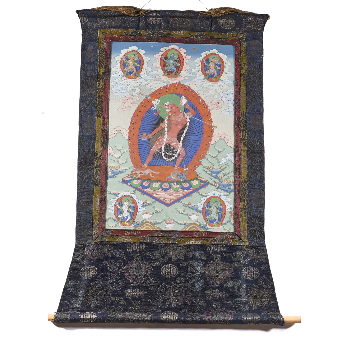 TIBETAN THANGKA DEPICTING