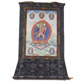 TIBETAN THANGKA DEPICTING VAJR