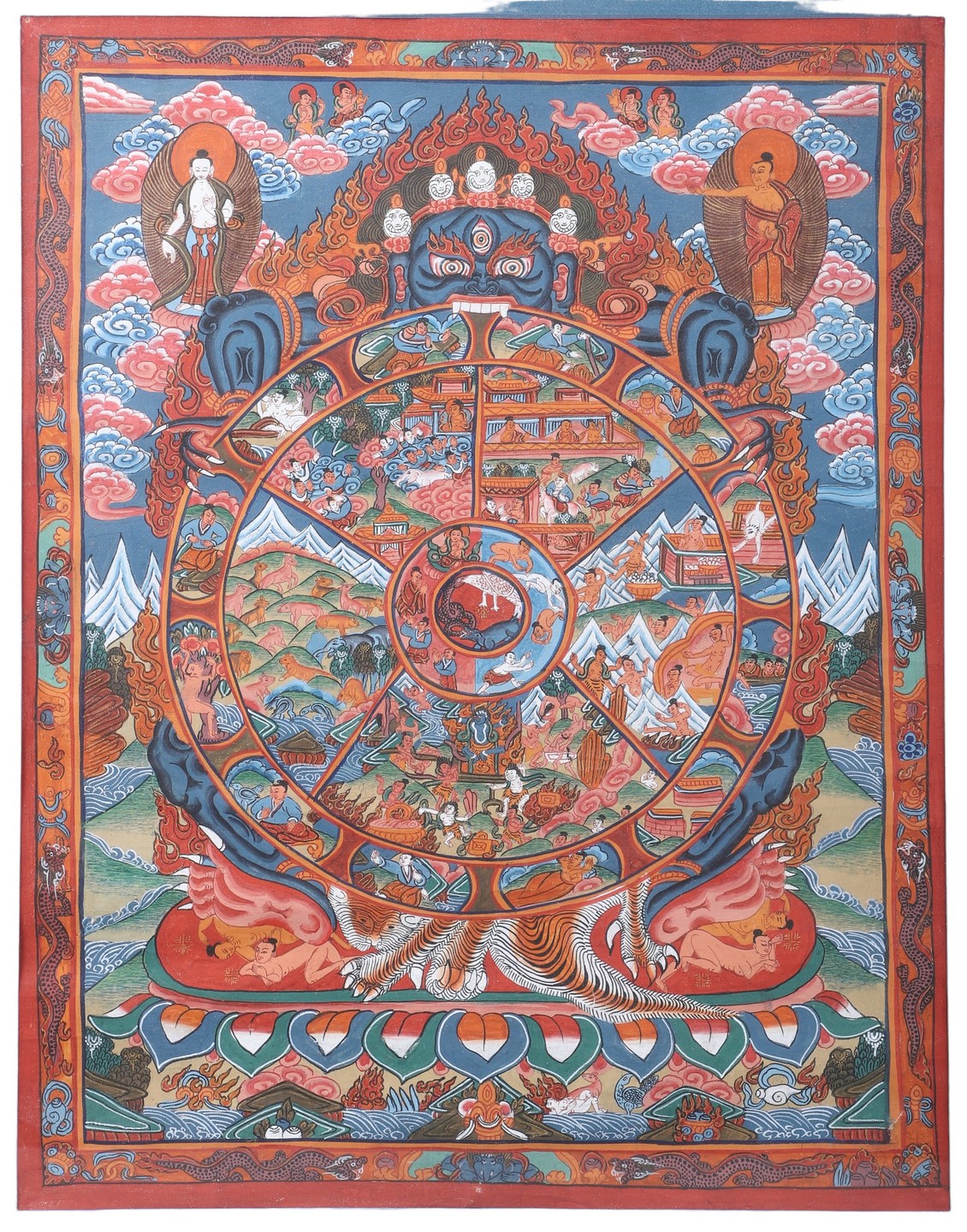 Tibetan thangka, erotic