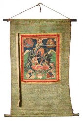 TIBETAN THANGKA HANGING SCROLL