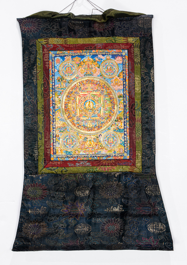 TIBETAN THANGKA MANDALA Tibetan