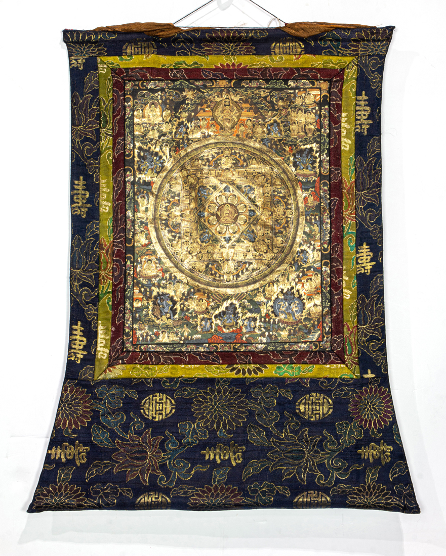 TIBETAN THANGKA MANDALA Tibetan