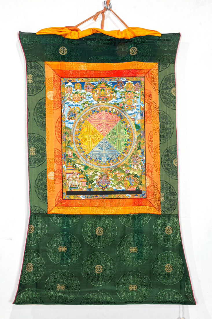 TIBETAN THANGKA MANDALA Tibetan