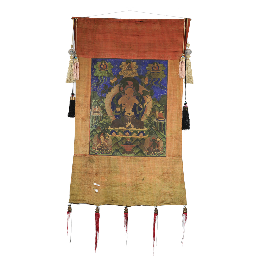 TIBETAN THANGKA OF A BODHISATTVA