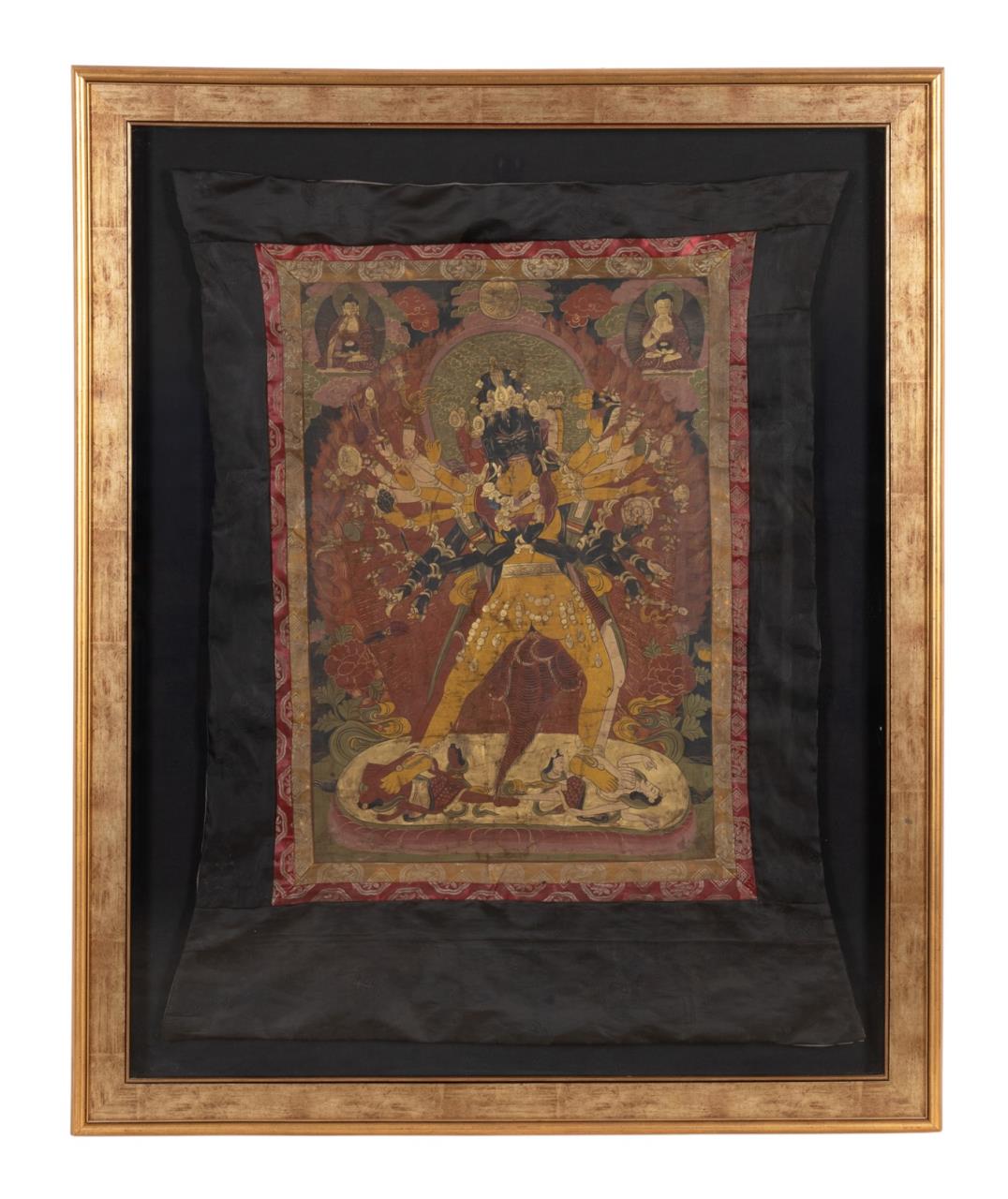 TIBETAN THANGKA OF KALACHAKARA &