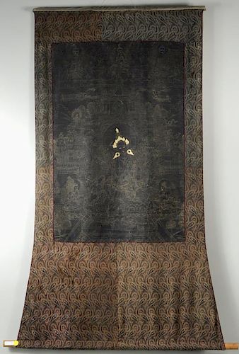TIBETAN THANGKA OF