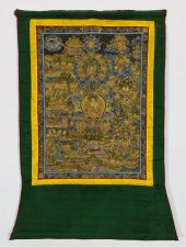 TIBETAN THANGKA PAINTING OF BU