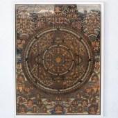 TIBETAN THANGKA PAINTINGDESCRI