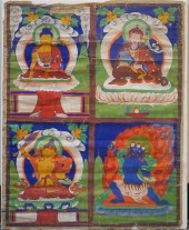 TIBETAN THANGKA, UNFRAMED, 25