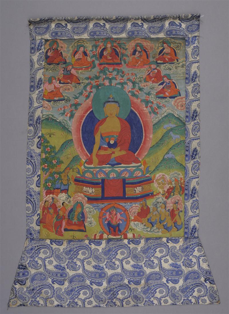 TIBETAN THANKA The central deity in