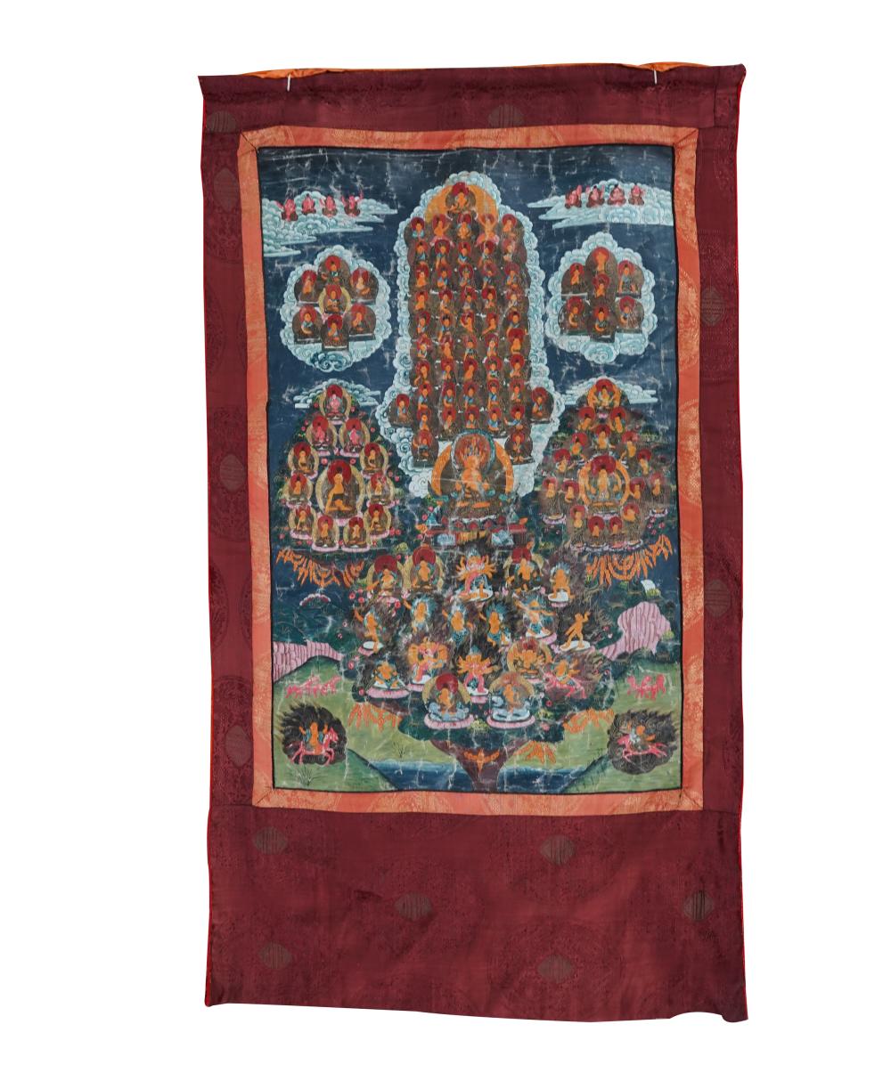 TIBETAN THANKAunframed; Provenance: